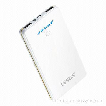 High-capacity Power Bank with Dual-USB for Mobile Phones, Tablet PC, Charge 2-device Simultaneously